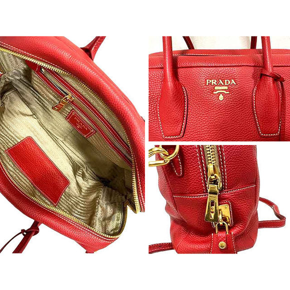 Prada Handbag Rosso Red - Picture 3 of 5